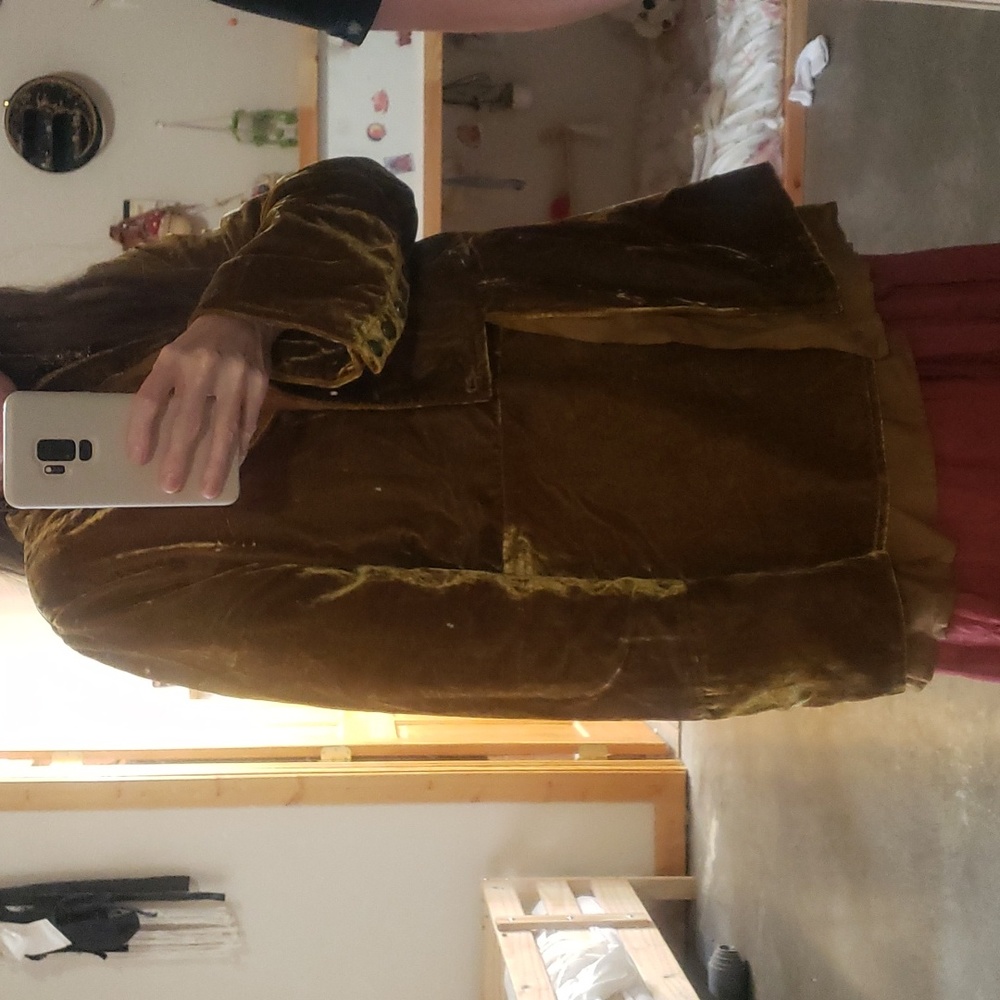 Free People Faye Velvet Jacket Tobacco - Picture 6 of 8